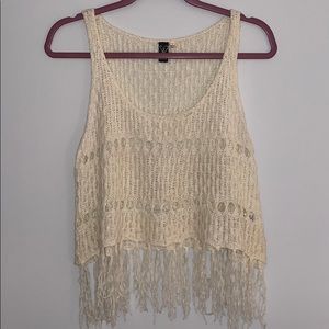 lace fringe top